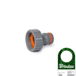 Sisekeermega kraan&uuml;hendus 1" Bradas White Line POWER JET
