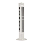 Tornventilaator 60W Valge