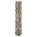 vidaXL ringikujuline gabioon taimelava, tsingitud teras, &Oslash;30 x 150 cm
