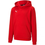 H&uuml;ppaja lastele Puma teamGOAL 23 Casuals Hoody Jr punane 656711 01