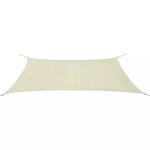 P&auml;ikesepuri vidaXL, ristk&uuml;likukujuline HDPE, 4 x 6 m, kreemjasvalge