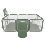 Selonis Baby Playpen Big Size m&auml;nguv&auml;ljak ilma pallideta lastele, roheline