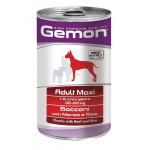 Gemon Dog chunkies Adult Maxi with beef & rice koera konserv, 1.250 kg