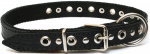Kaproniga kaelarihm Hippie Pet, must, 2.3x57cm