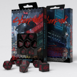 T&auml;ringum&auml;ngukomplekt Cyberpunk RED RPG, must