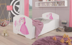Lastevoodi Adrk Furniture Pepe Princess and horse, 80x160 cm, valge