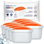 8x AquaFloow Maxi k&otilde;va vee filter k&otilde;va vee filtri kannudele.