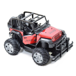 Raadio teel juhitav metallist v&otilde;idus&otilde;idudžiip, punane