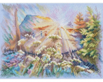 Ristpistes tikkimiskomplekt, RTO, 27,5x20,5 cm, M868
