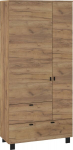 Riidekapp Meblocross Vegas, 190x90x42 cm, pruun