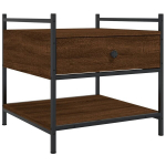 vidaXL kohvilaud, pruun tamm, 50 x 50 x 50 cm, tehispuit