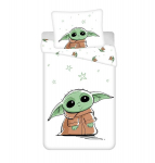 Laste voodipesukomplekt Star Wars Baby Yoda, 140x200 cm, 2-osaline