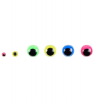 Dekoratsioon Moving Eyes, Fiorello, erinevad suurused, 80 tk, liim, v&auml;rviline