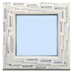 Pvc aken 600 x 630, valge