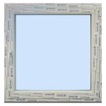 Pvc aken 1100 x 1130, valge