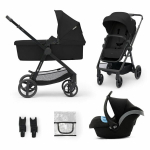 Universaalne jalutusk&auml;ru Kinderkraft newly 3in1, Mink pro black