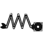 Multifunktsionaalne &scaron;abloon aukude leidmiseks, d-25-75mm Hardy