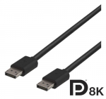Deltaco DisplayPort 20-Pin Ha- Ha, 2 m