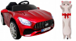 Elektriauto Bmw B3 R-sport, punane ja pl&uuml;&uuml;sist padi Cat, 50 cm