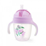 Tass koos k&otilde;rrega Babyono 1464/05, lilla, 6 kuud+, 240 ml