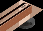 Du&scaron;irenn Mexen Flat 360 Slim, Rose Gold, 100 cm