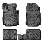 Auto kummimatid mustad 3D RIZLINE RENAULT CLIO II (1998-2005)