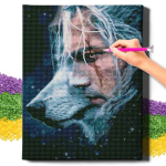 Teemant mosaiik tikkimine The Witcher 5D Diamond Painting Oh Art! 40x50 cm