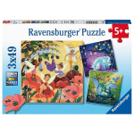 pusle ravensburgeri 3x49 tk maagilised tegelased