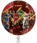 &Uuml;hekordsed papptaldrikud Lego Ninjago, 8 tk