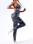 Kaheosaline spordikomplekt NewYou ActiveFit, hall/must, L