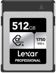 M&auml;lukaart Lexar&reg; Professional CFexpress Type B Card SILVER Series 512GB LCXEXSL512G