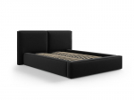 Voodi Cosmopolitan Design Arendal, 140x200 cm, must
