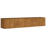 vidaXL taimekast, 200 x 40 x 40 cm, Corten-teras