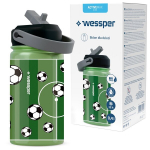 Laste joogipudel Wessper Activemax Kids 0,4 l jalgpallimotiiviga