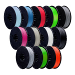 Plastikukomplekt Print-Me Mixed Swift PETG, SmartFit PLA, Smooth ABS, Flex 20D, Flex 40D, 1,75 mm, 1,2 kg, 12 v&auml;rvi.