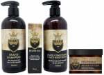 Lavastus habeme hoolduspakett By My Beard meestele: &scaron;ampoon, 300 ml + palsam, 300 ml + &otilde;li, 30 ml + habeme kujundamise kreem, 150 ml