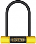 Jalgrattalukk Onguard, must/kollane