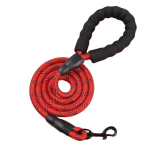 Rihm koertele, 1,5 m, punane ja kauss, 650 ml