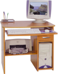 Kirjutuslaud Meblocross Olcha Medium, pruun