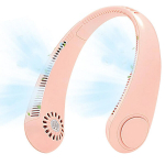 Juhtmevaba kaela ventilaator, roosa