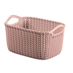 Korv asjade hoiustamiseks, 3 L, 25x18x14 cm, roosa