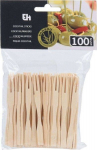 Bambuskahvlid, 100 tk