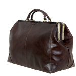 Naturaalsest nahast reisikott Katana, tumepruun