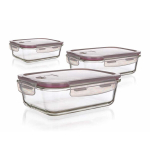 Banquet klaaspurkide komplekt, 3 tk