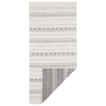 Kahepoolne vaip - matt NORTHRUGS Twin Supreme Grey Cream, 80x250 cm