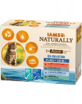 IAMS Naturally kassikonservid kalaga, 12x85 g