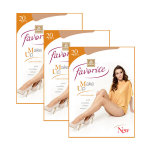 Naiste sukkp&uuml;ksid Favourite Make Up 42111 beež, 20 DEN, 3 tk