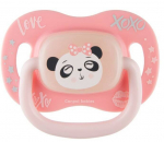 Silikoonist s&uuml;mmeetriline lutt Canpol Babies Exotic Panda, 6-18 kuud
