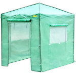 PVC kasvuhoone Vevor akendega, 1,83x2,4x2,45cm
