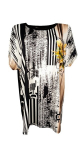 Tuunika naistele Kinga, kollane /must, XXL/XXXL